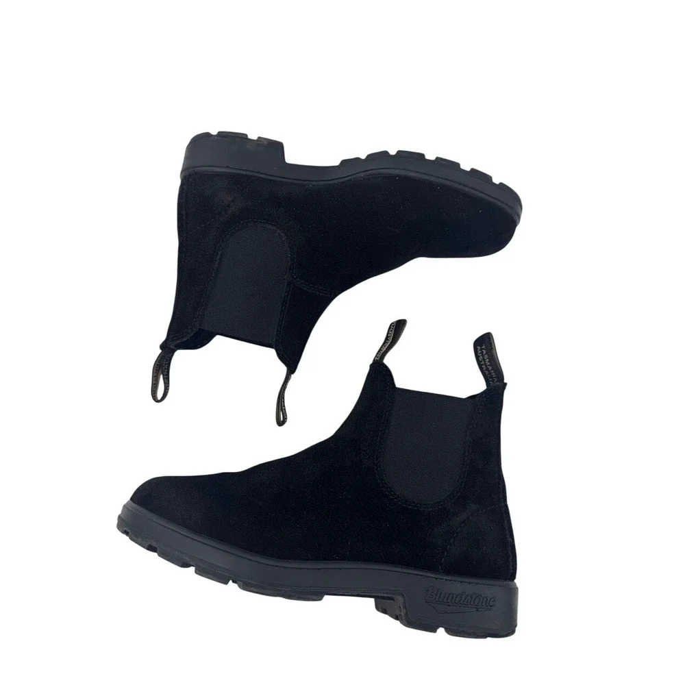 Blundstone #2405 Womens Black Suede Chelsea Boots Water Resistant Ankle Boot